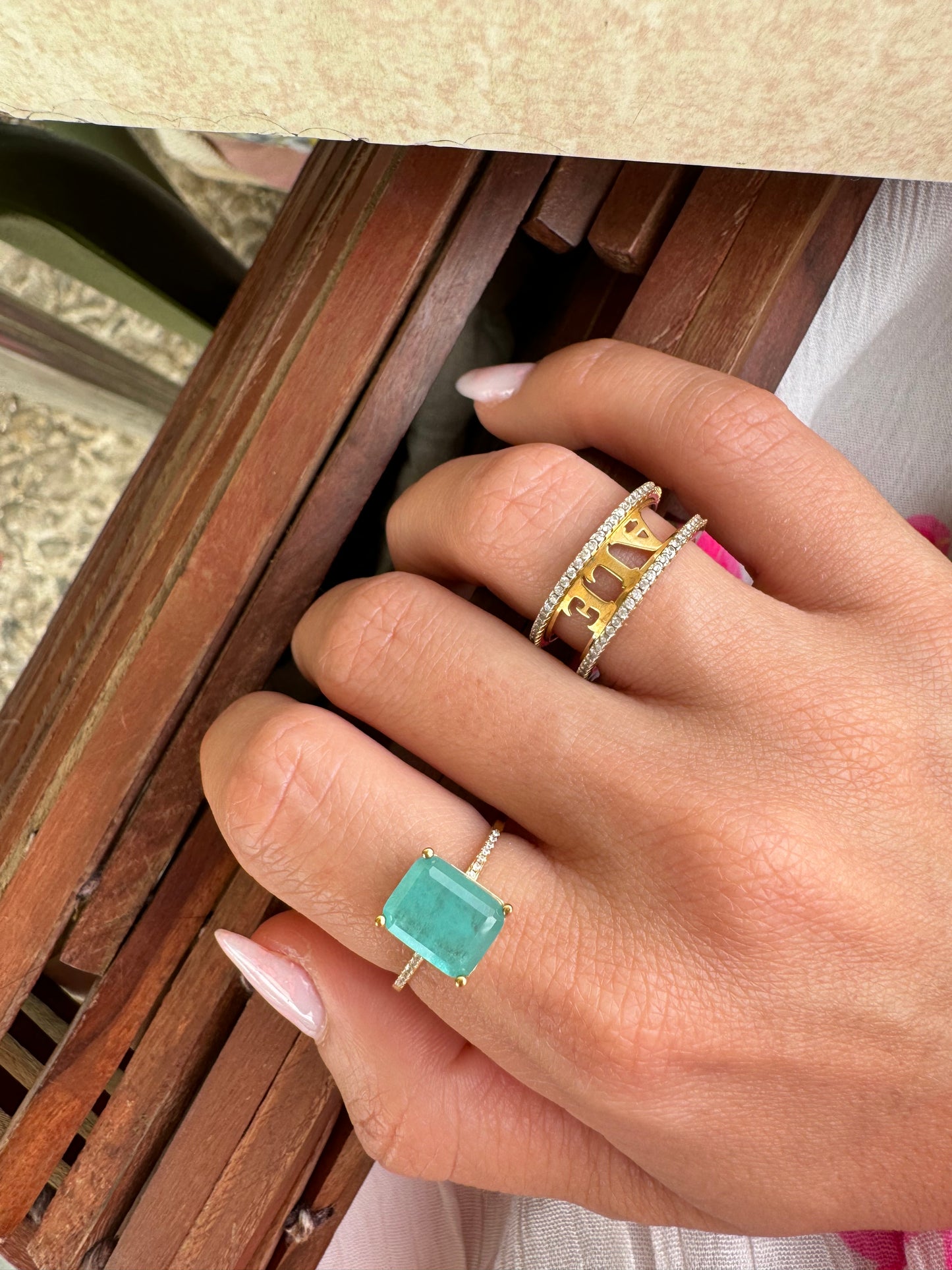 Anillo turquesa