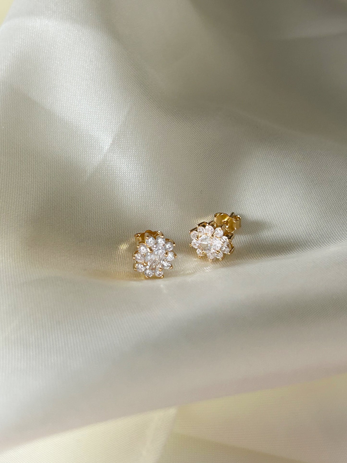 Pendientes Vintage circonitas