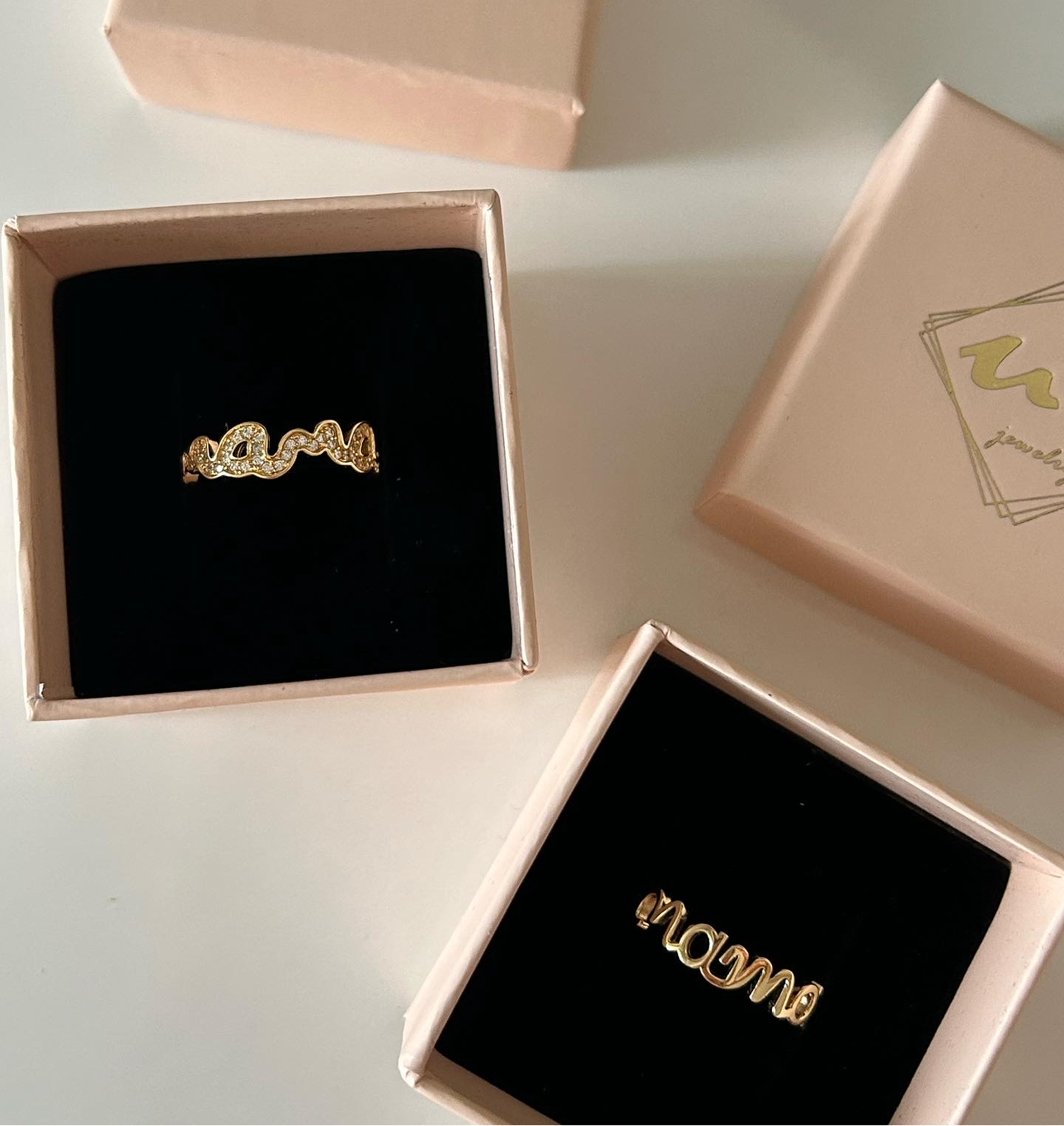 Anillo MAMÁ circonitas