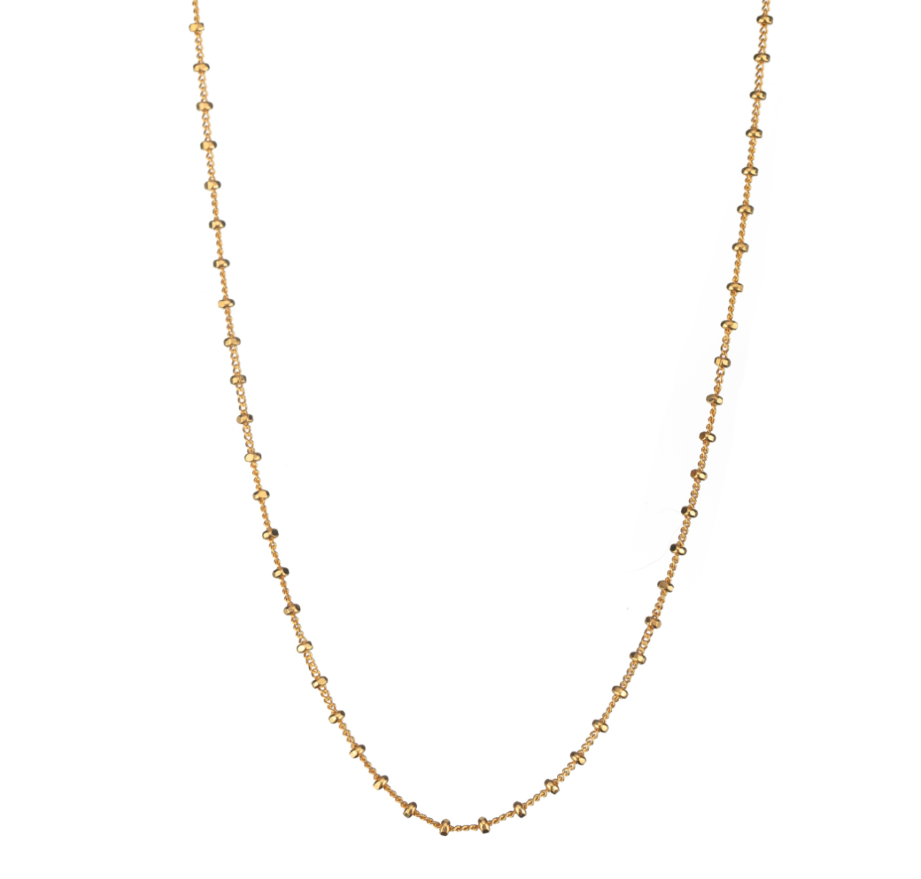 Collar bolas diamantadas