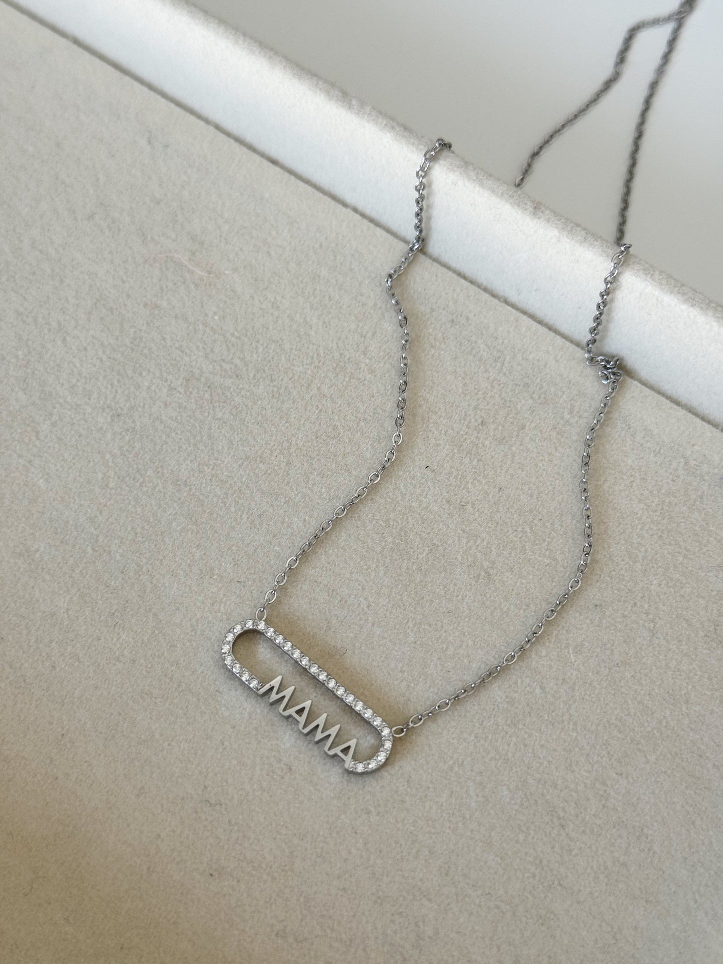 Collar MAMÁ circonitas