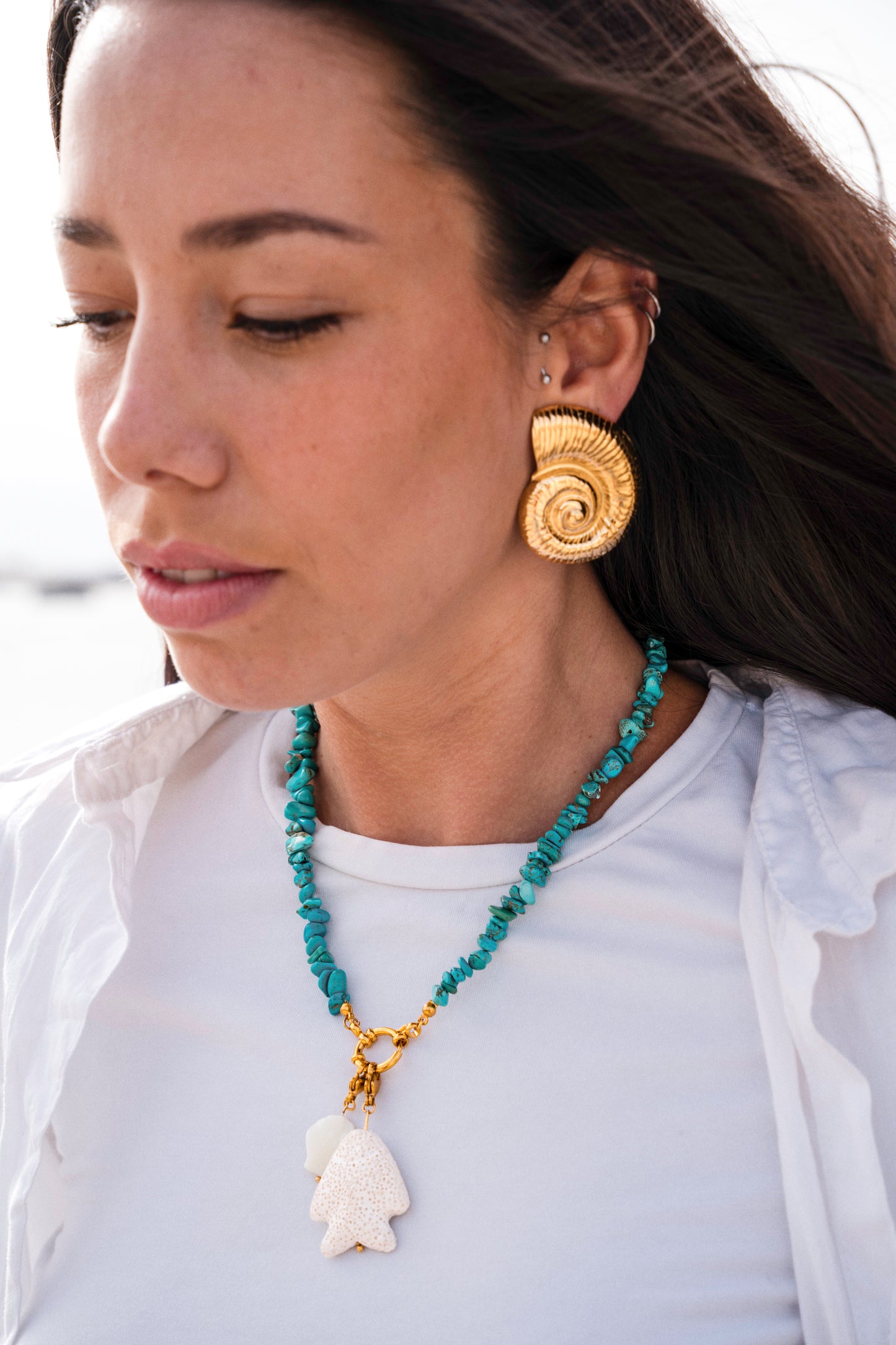 Pendientes Caracola