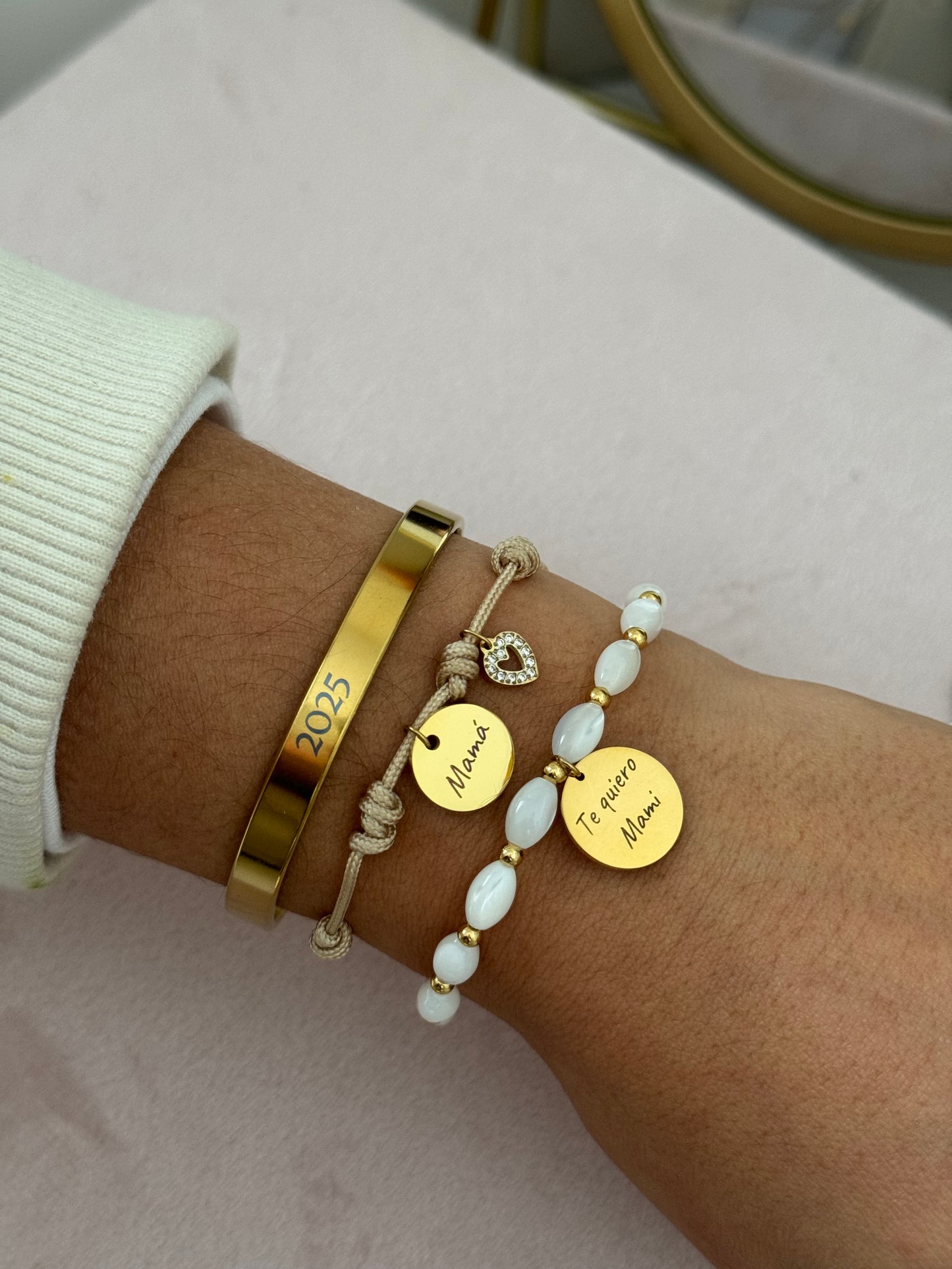 Pulsera nácar MAMÁ