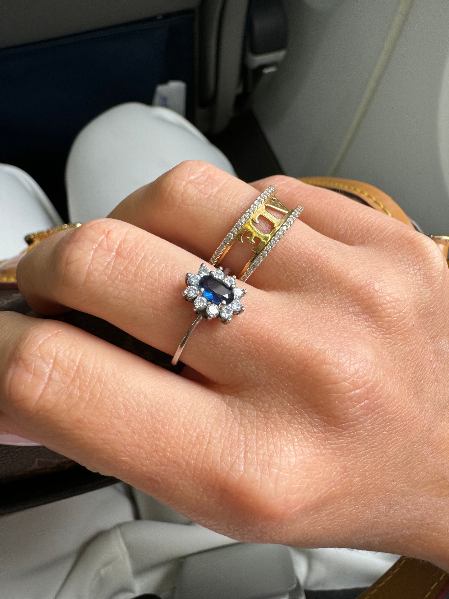 Anillo Vintage Zafiro