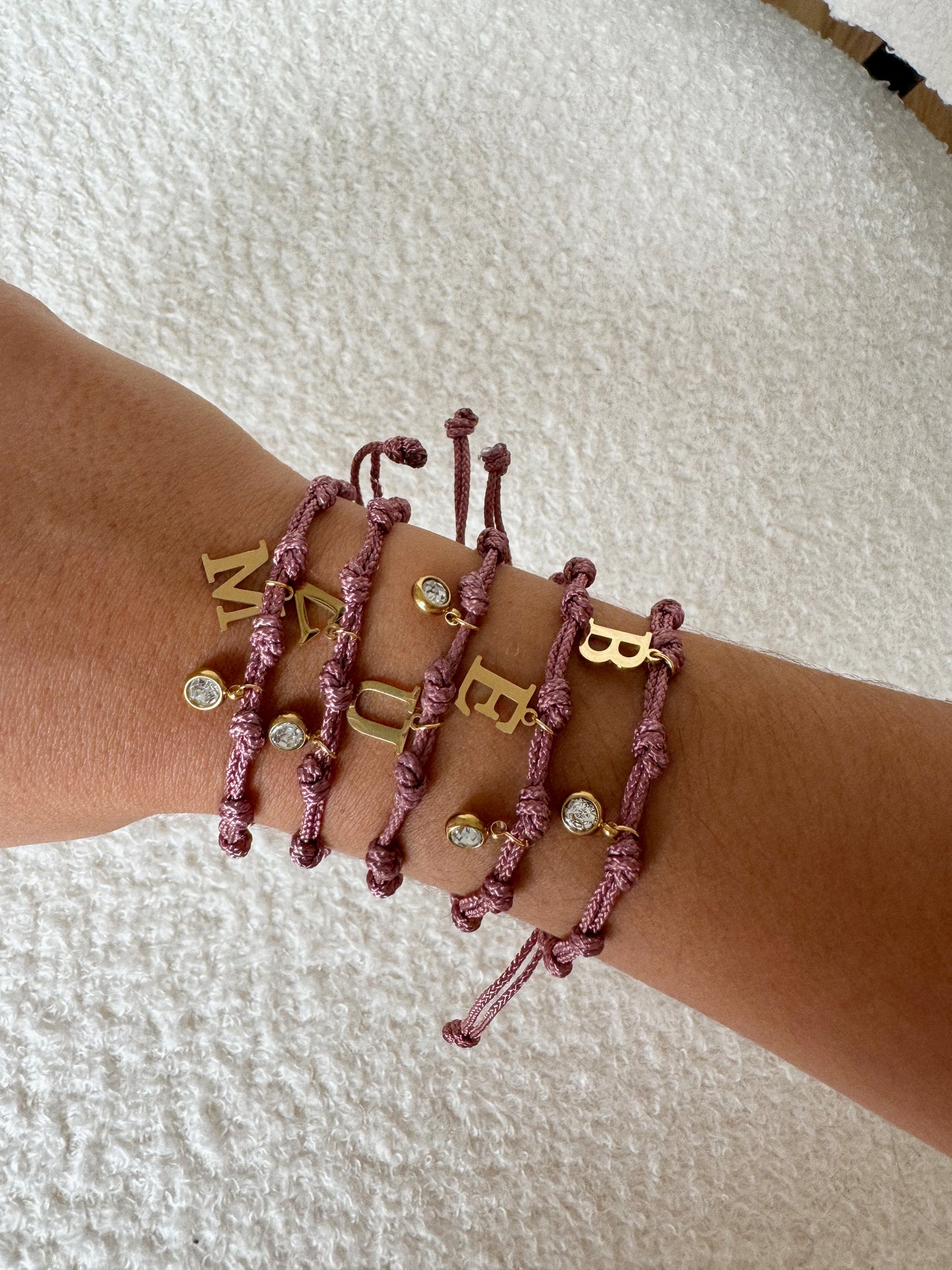 Pulsera nudo 1-2 charms