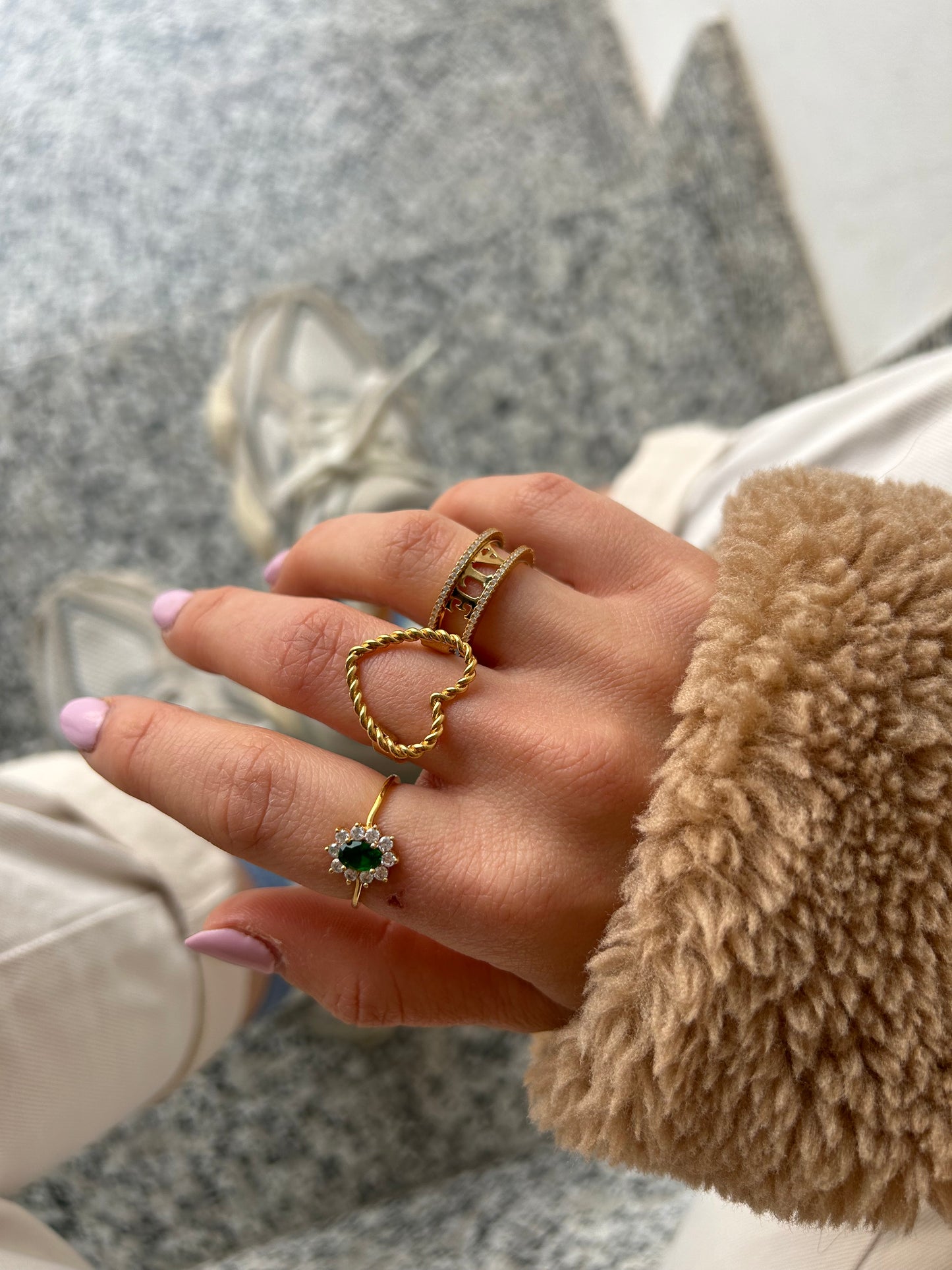 Anillo Vintage Esmeralda