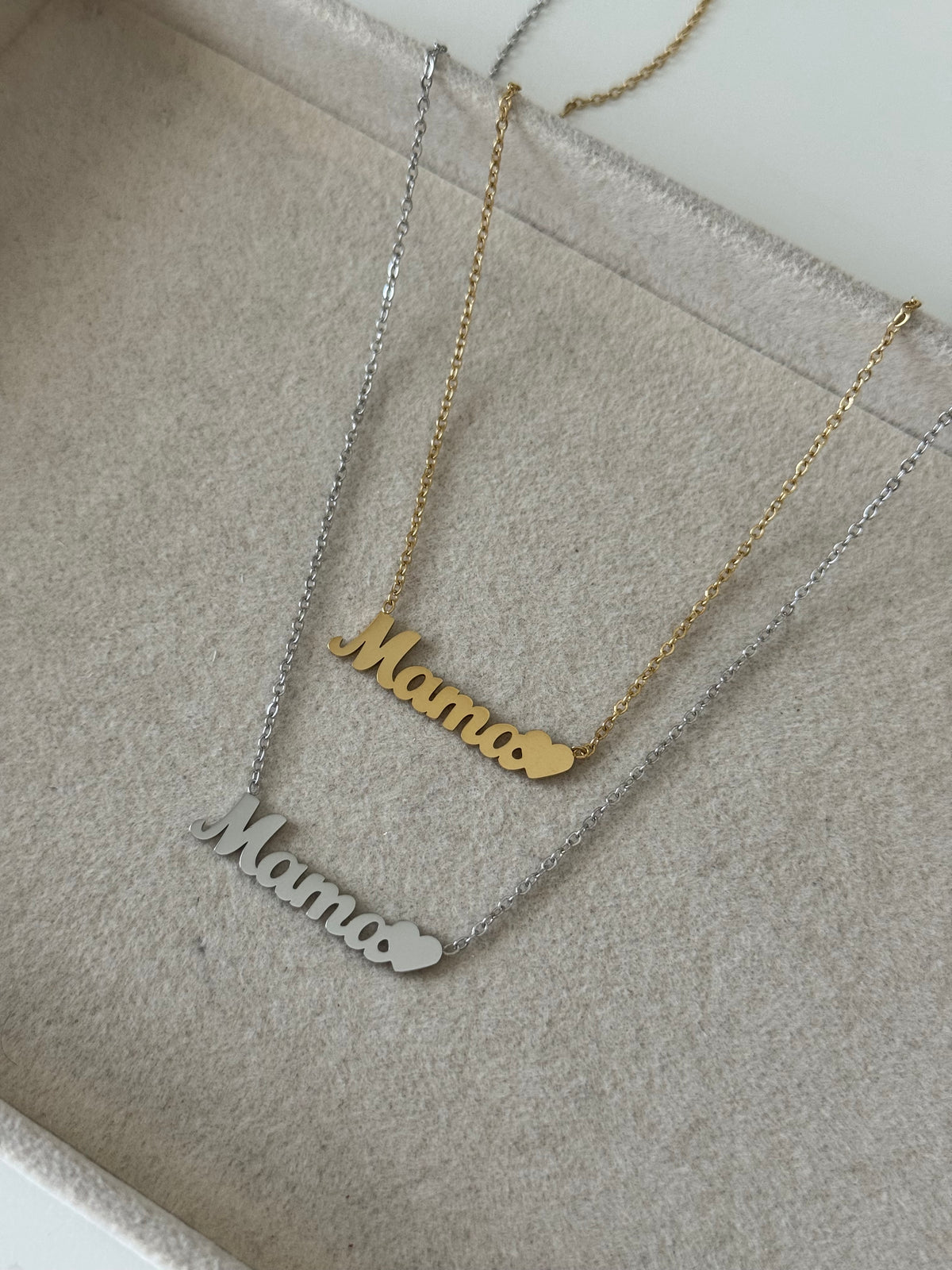Collar Mamá corazón
