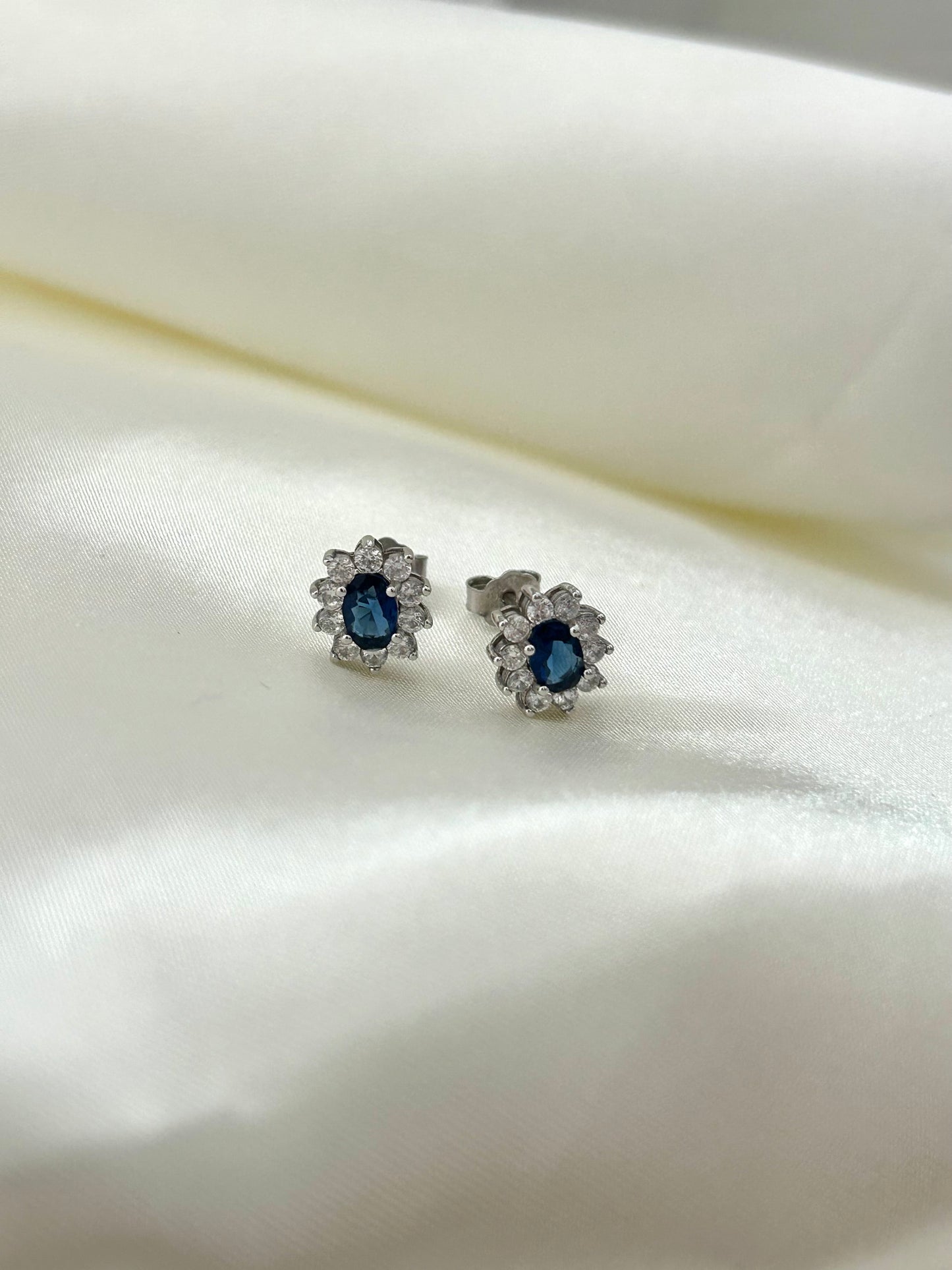 Pendientes Vintage Zafiro