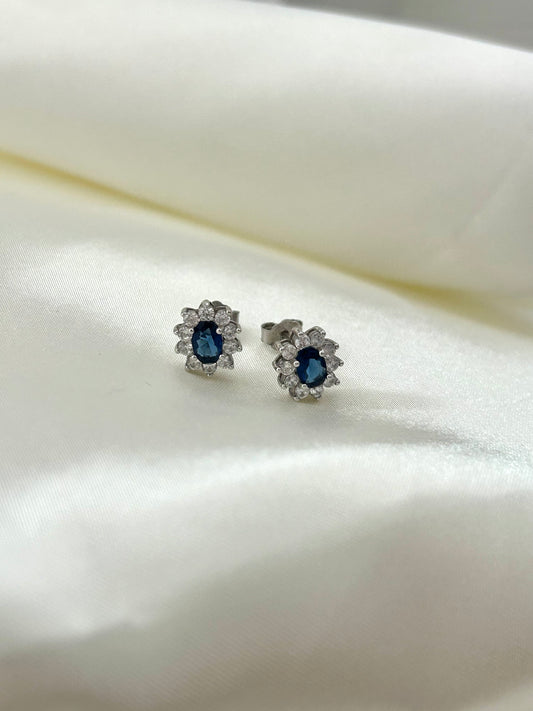 Pendientes Vintage Zafiro