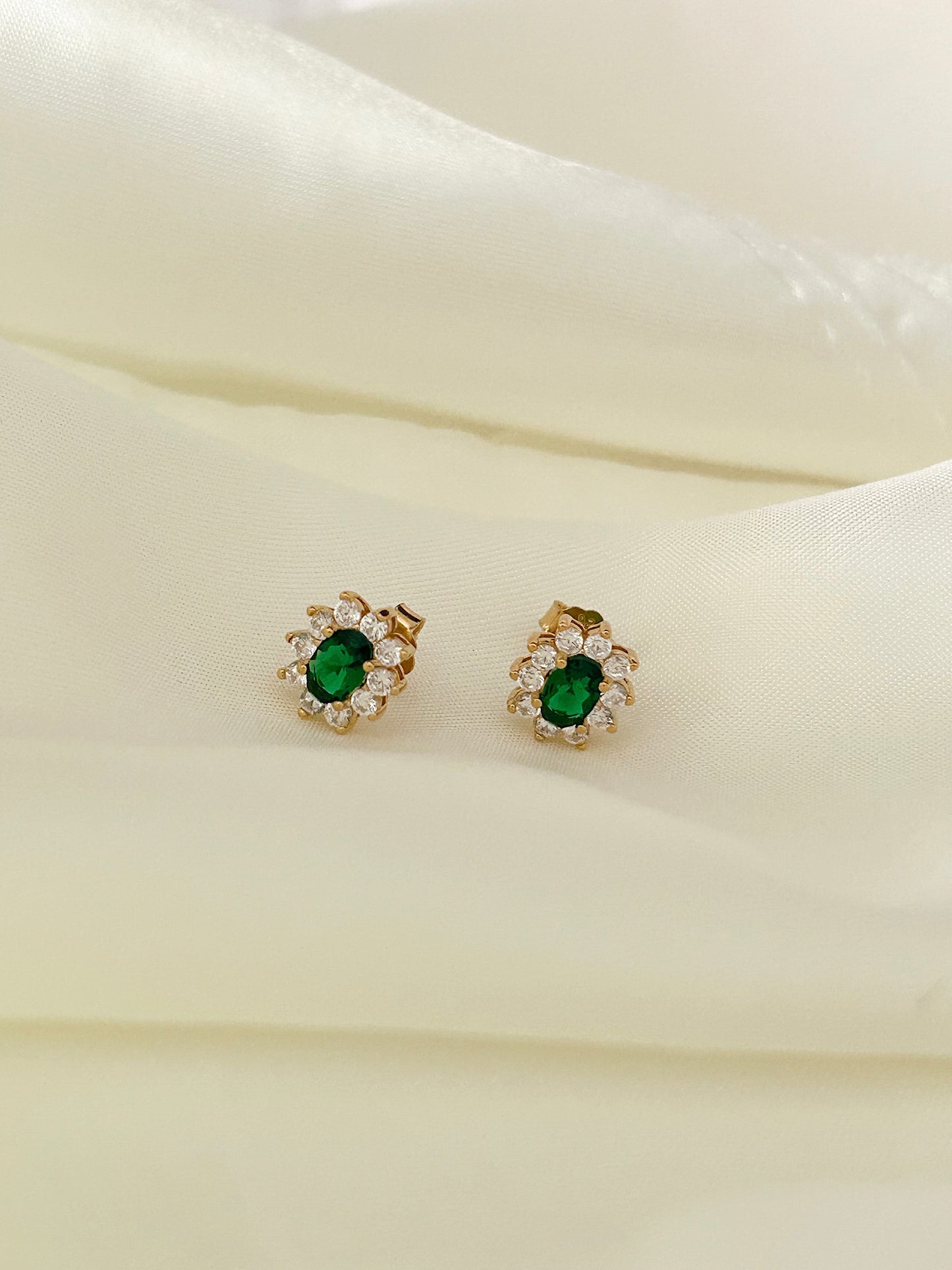 Pendientes Vintage Esmeralda