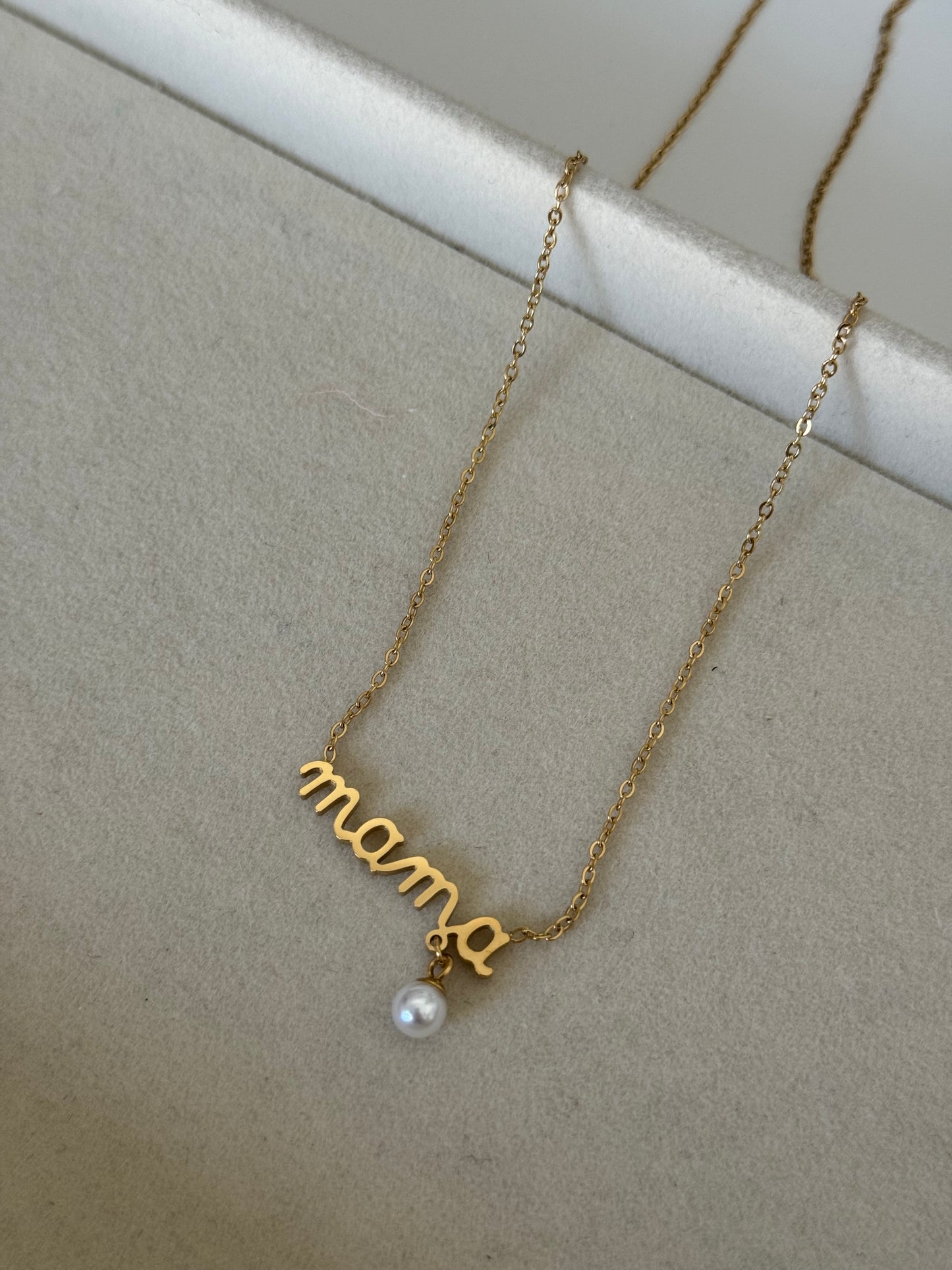 Collar MAMÁ perla
