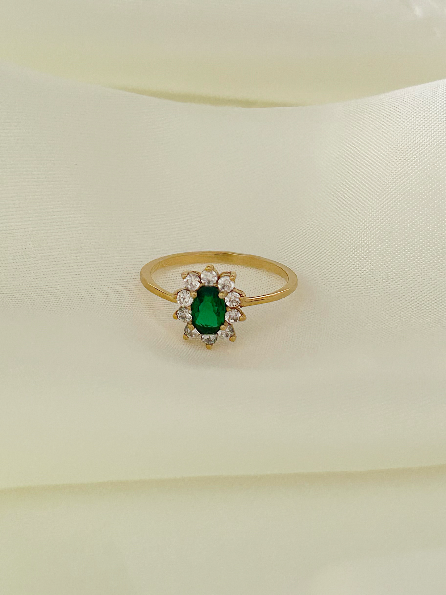 Anillo Vintage Esmeralda