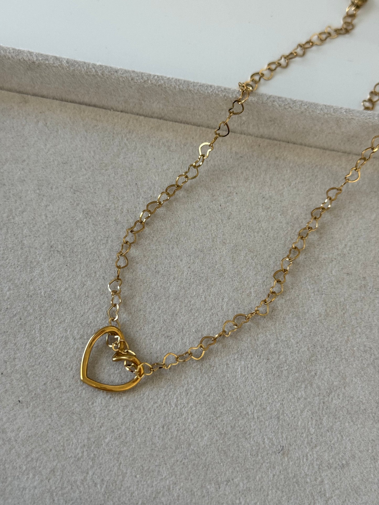 Collar Cuore gold