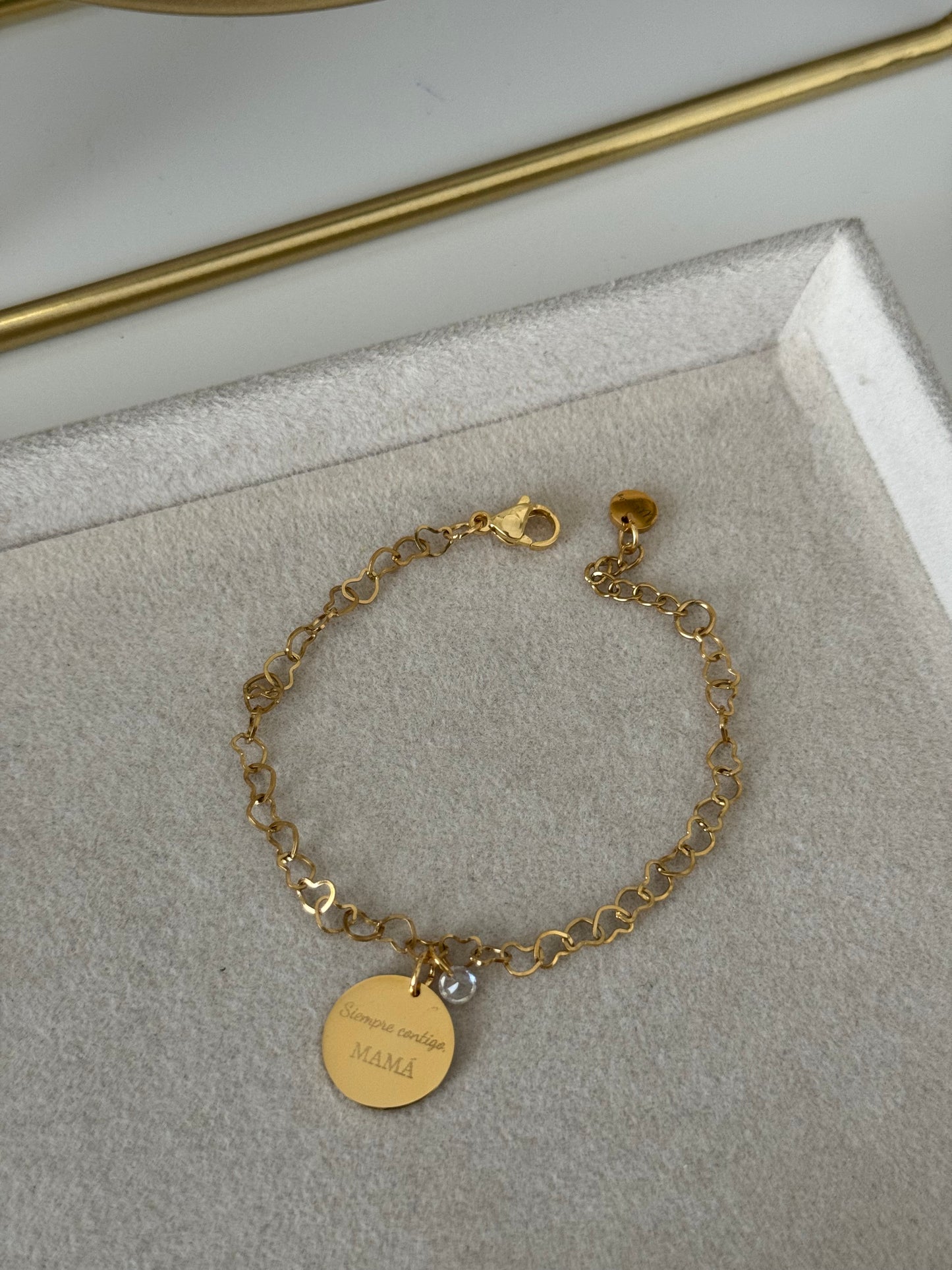 Pulsera corazón mini Mamá