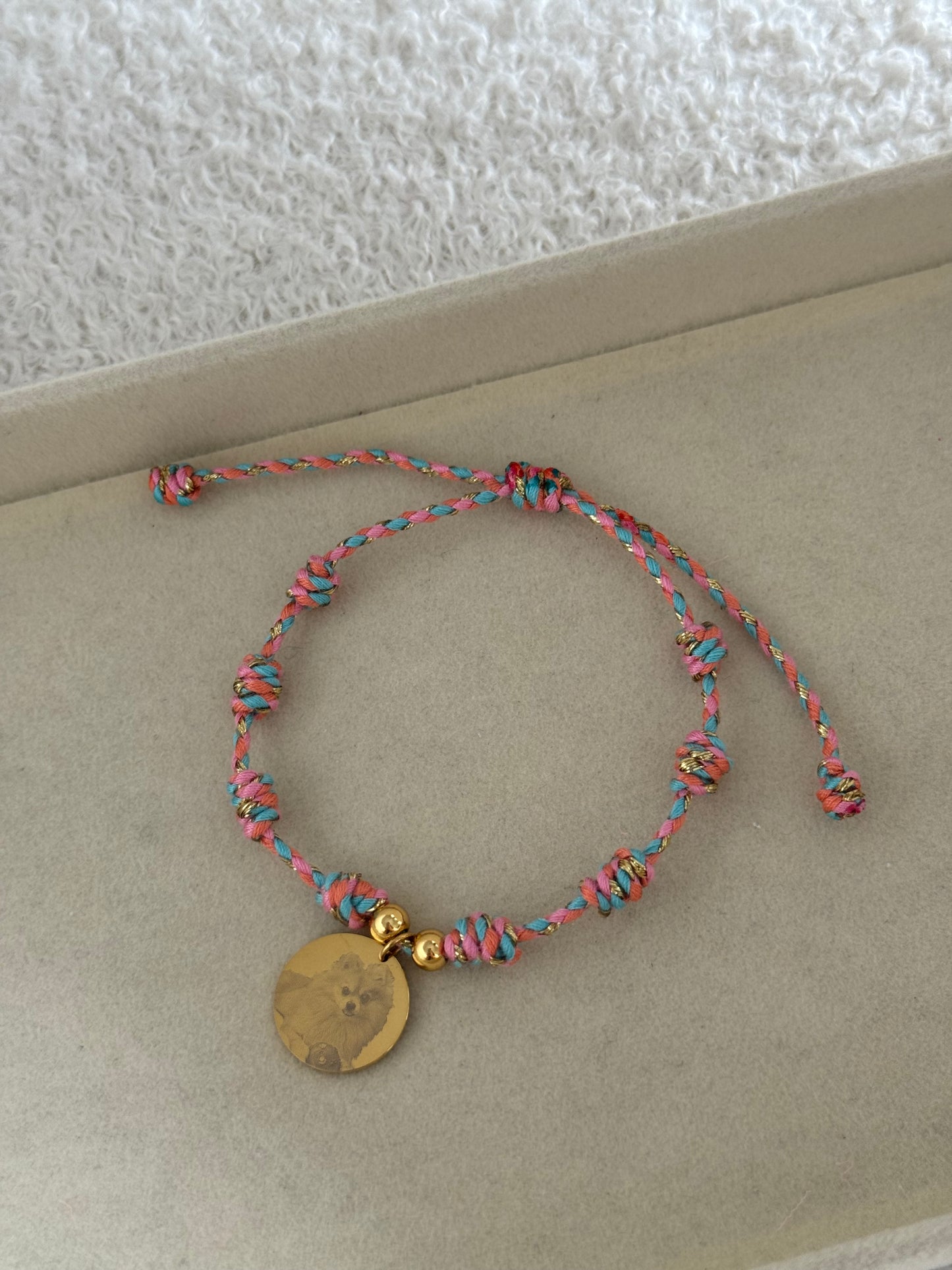 Pulsera Carnaval chapa grabada