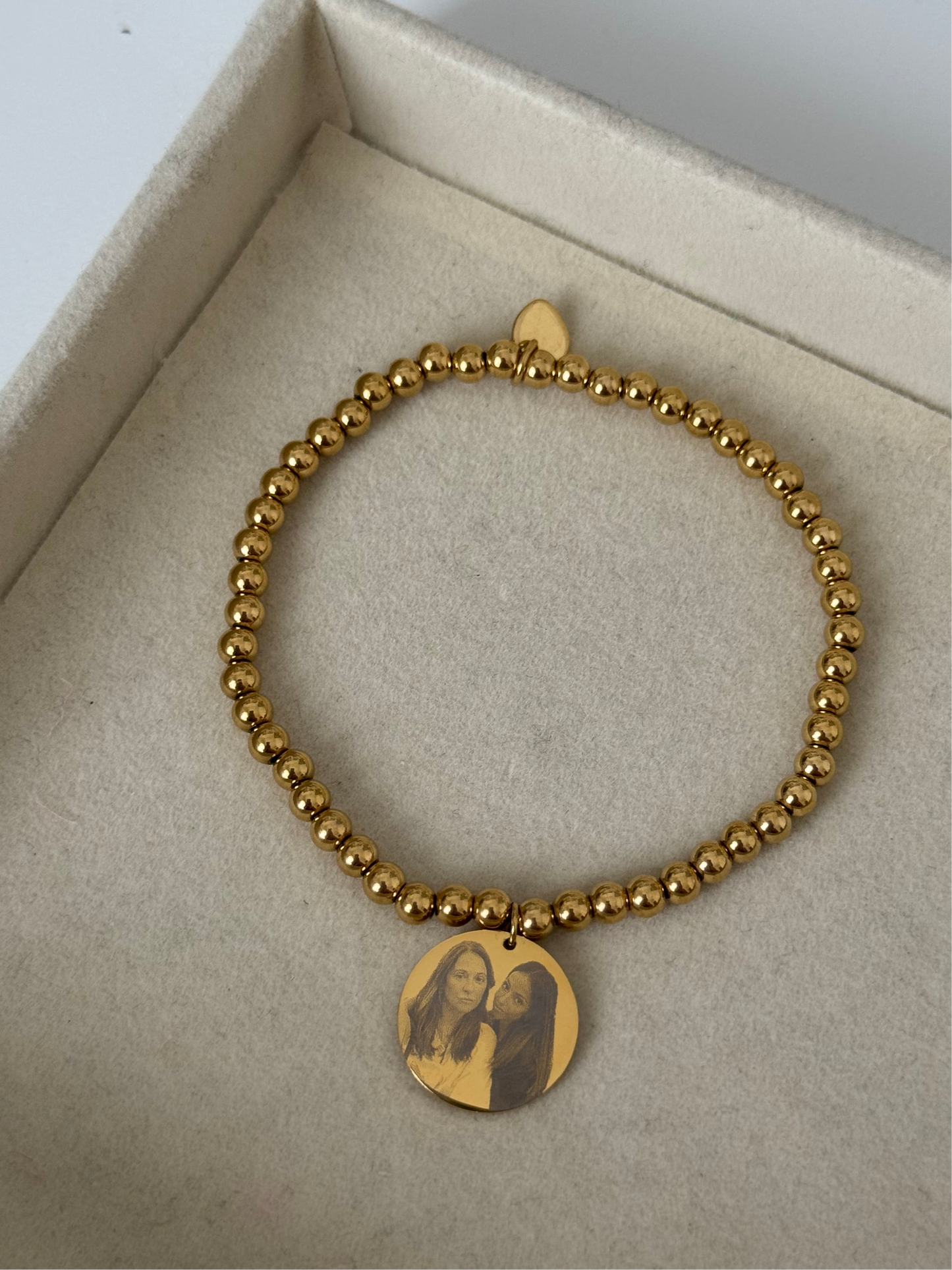 Pulsera iluminada foto grabada