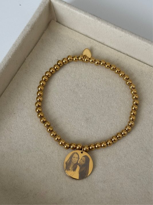 Pulsera iluminada foto grabada
