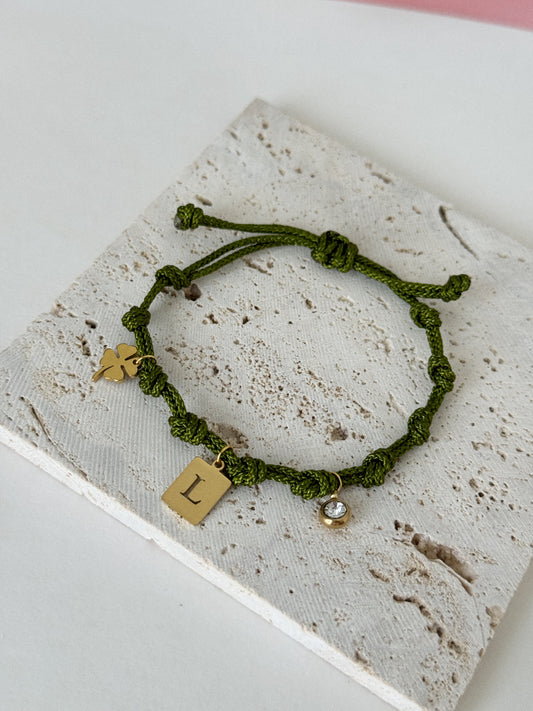 Pulsera nudo 3-4 charms