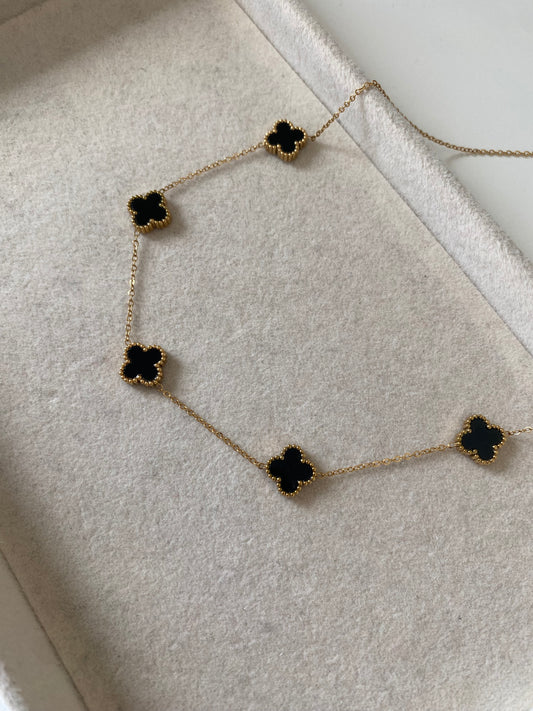 Collar Trébol black
