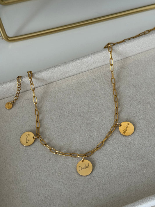Collar medallas Mamá