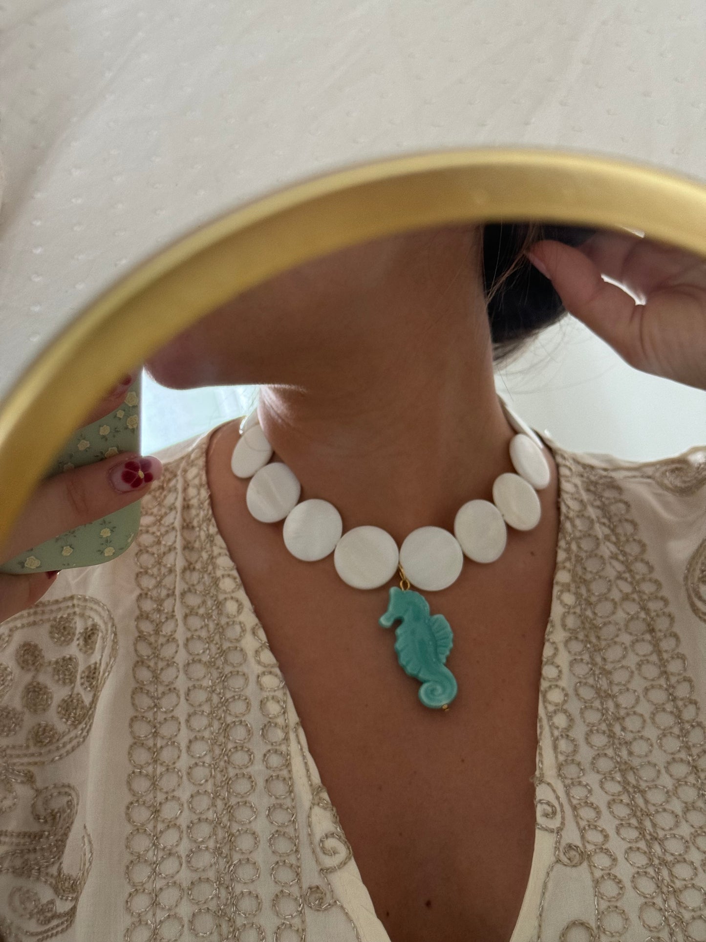 Choker nácar