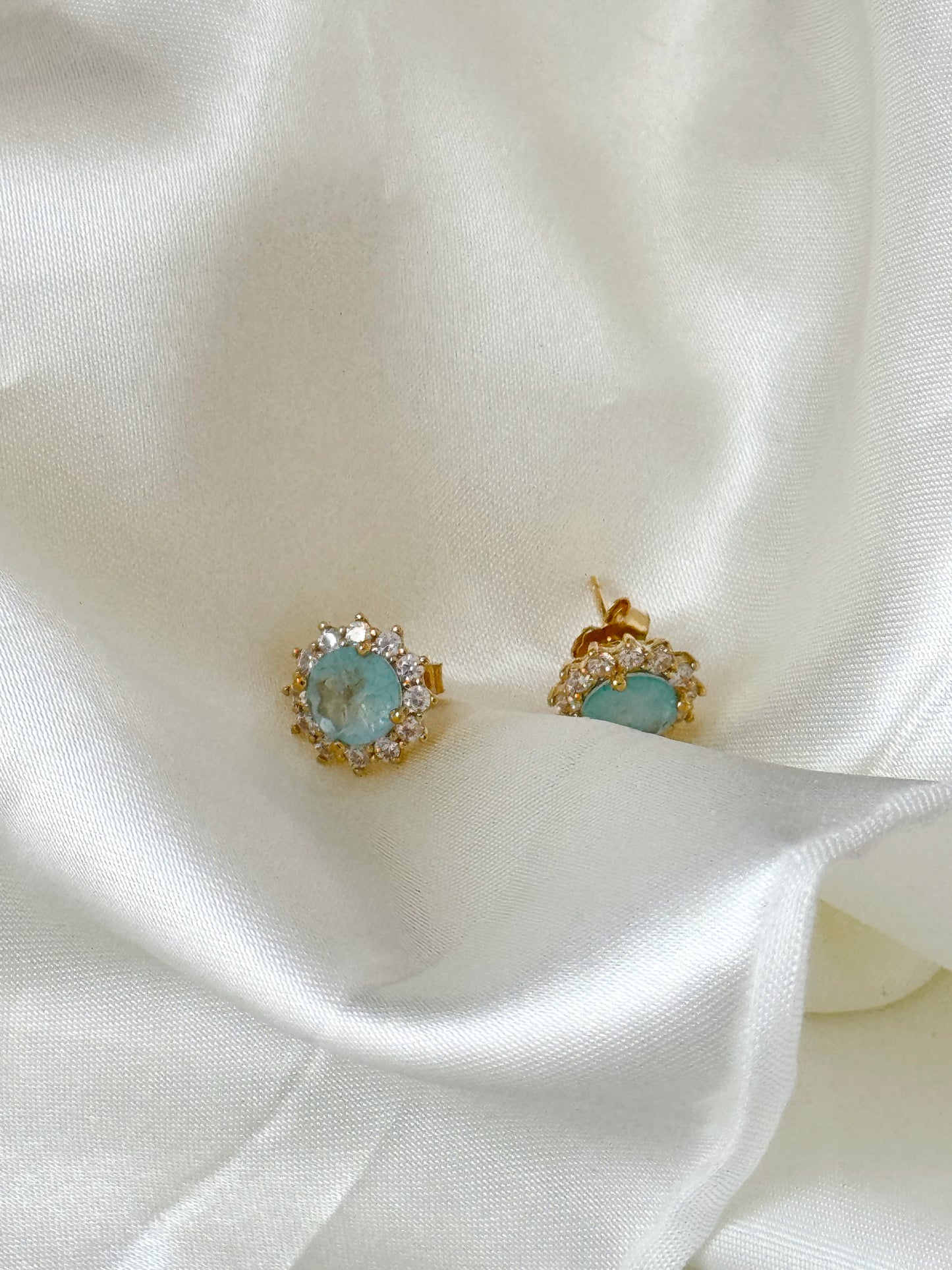 Pendientes rosetón