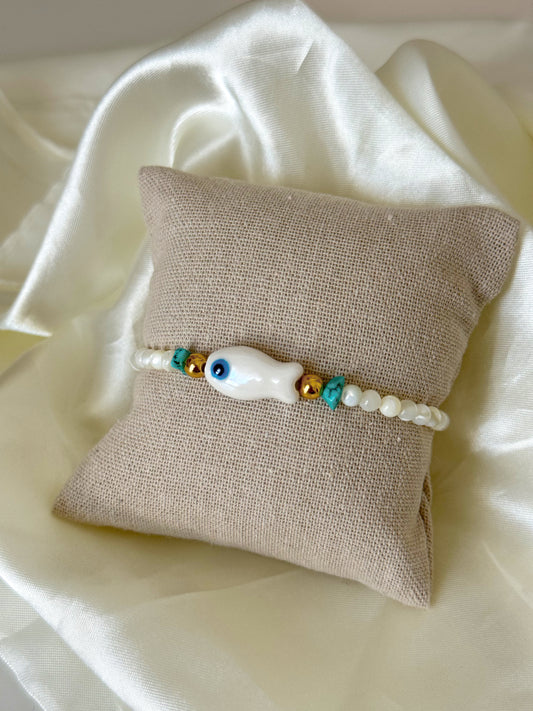 Pulsera Pececito nácar