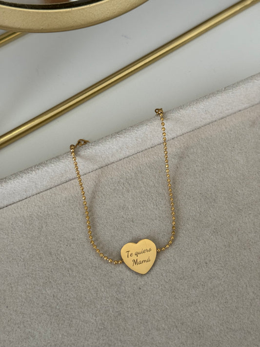 Esclava corazón grabado Mamá