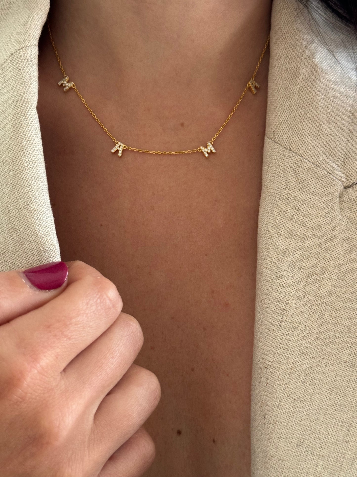 Collar Mamá circonitas