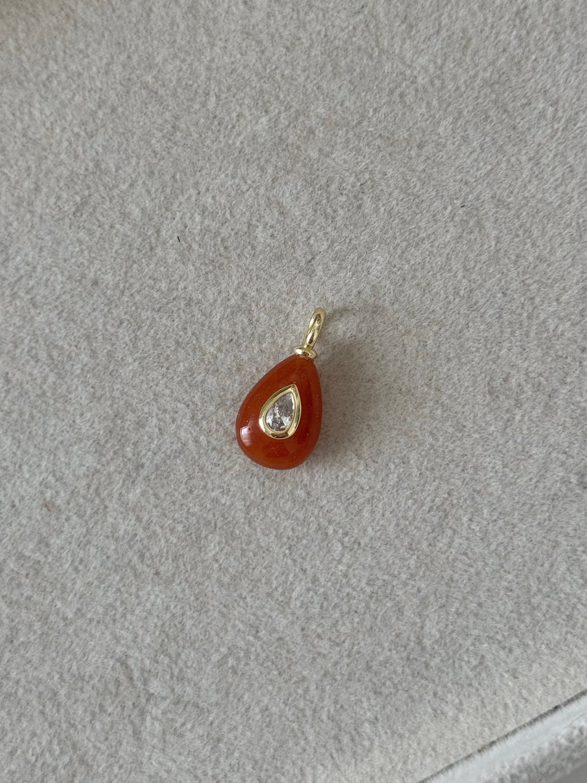 Charm Aventurina roja