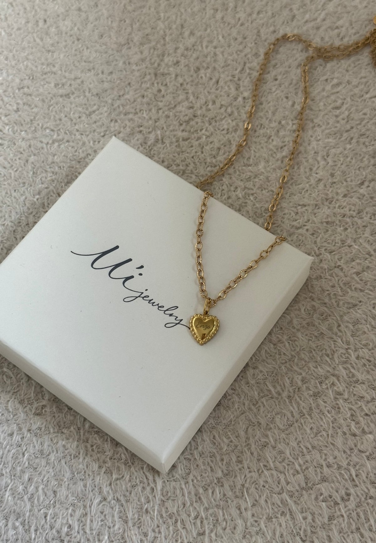 Collar corazón mini vintage