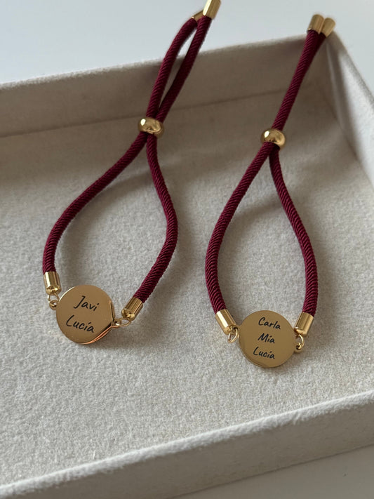 Pulsera Marinera Burdeos