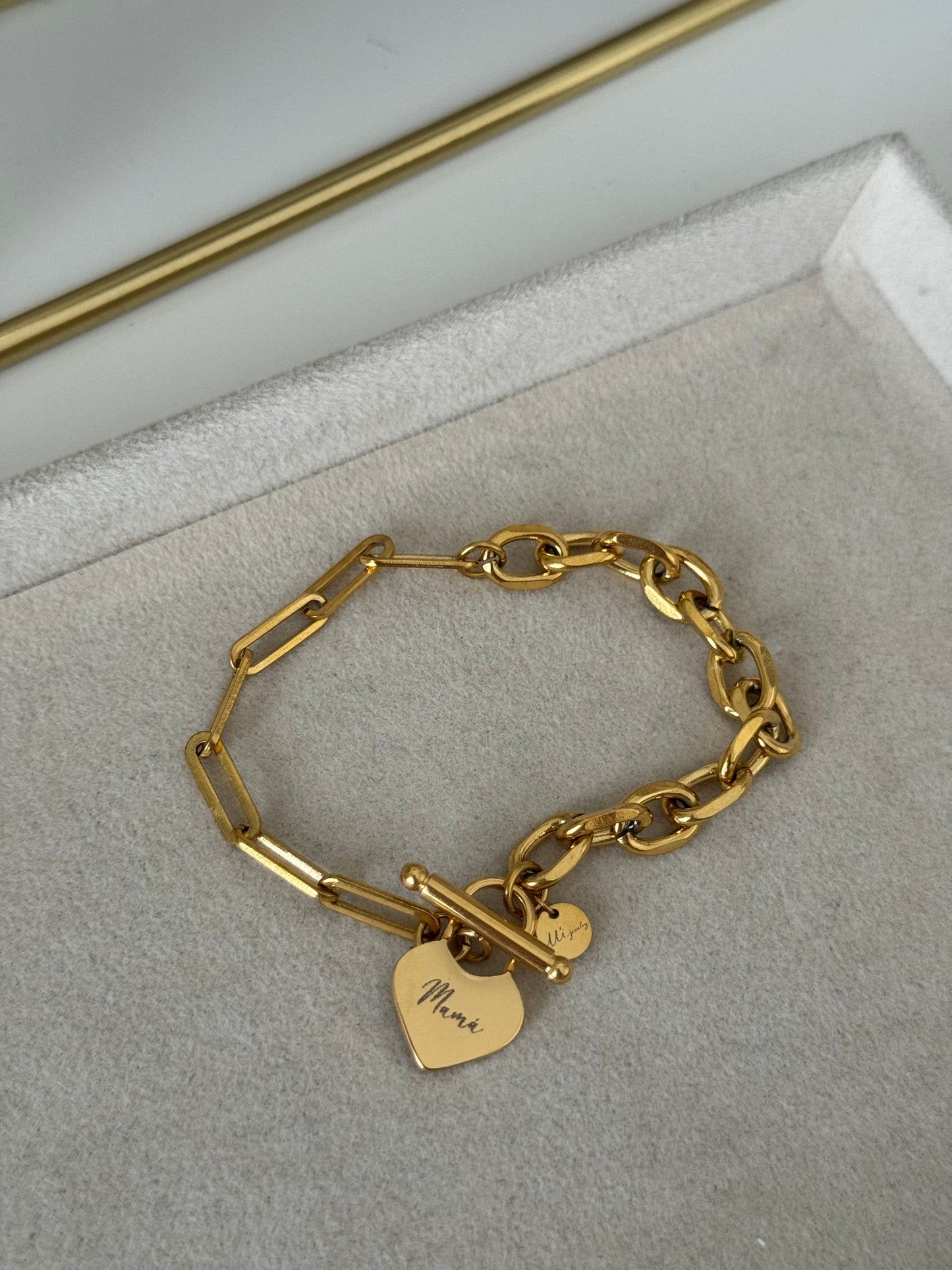 Pulsera candado Mamá