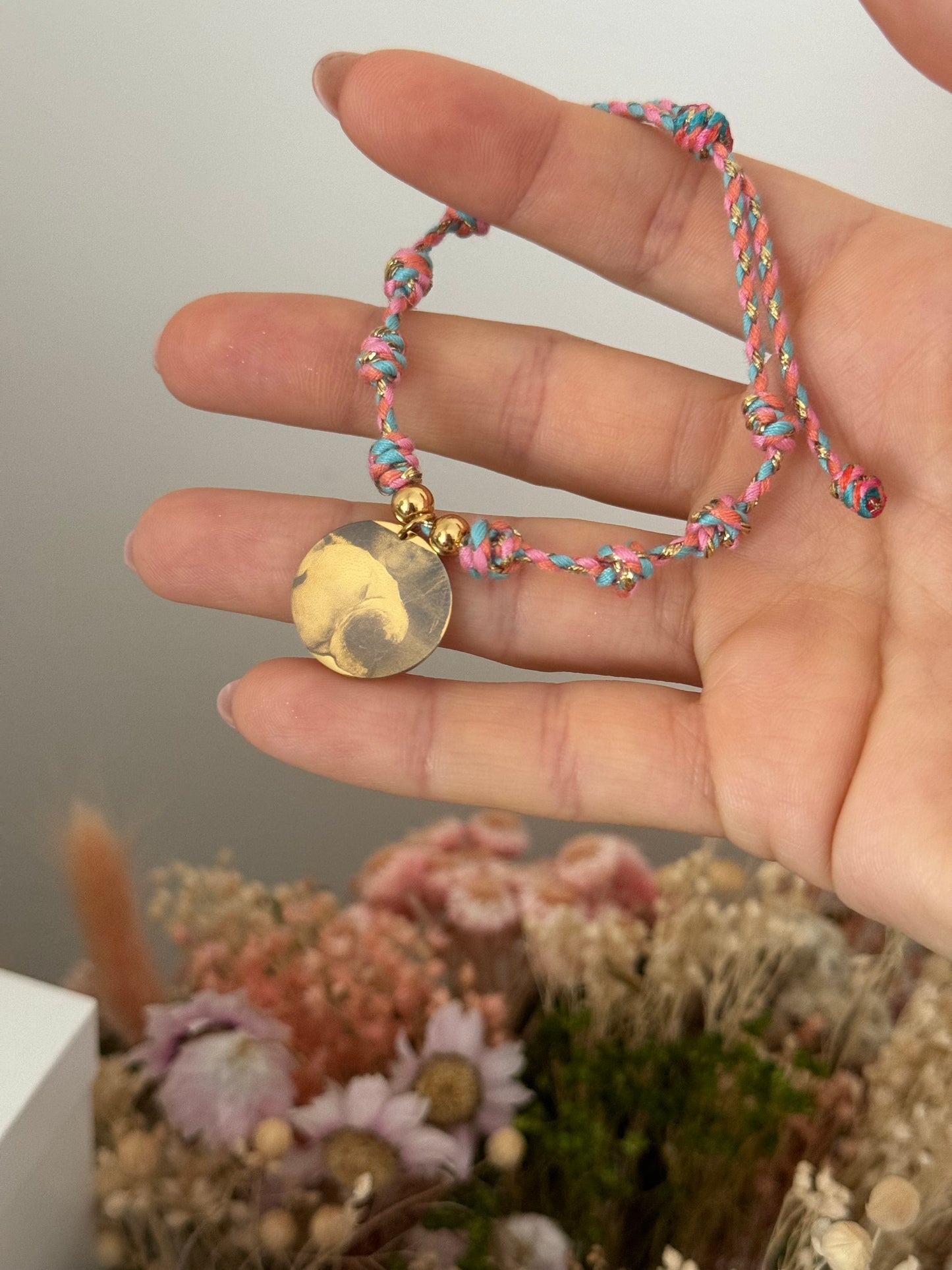 Pulsera Carnaval chapa grabada