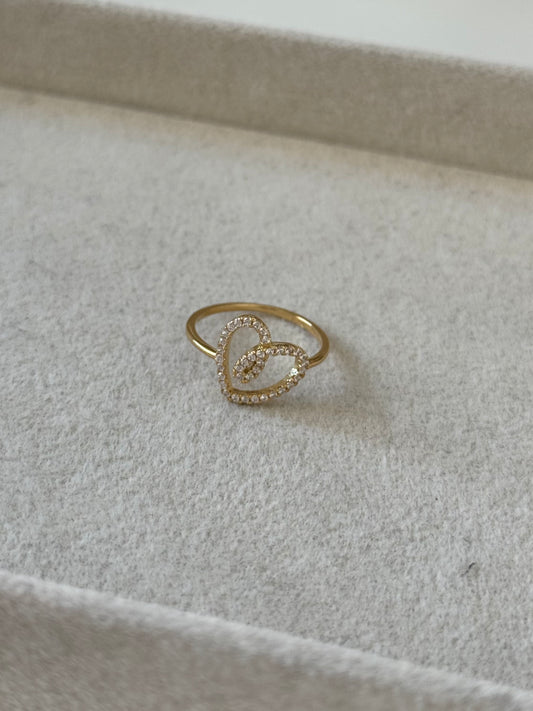 Anillo Cuore circonitas