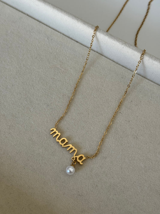 Collar MAMÁ perla